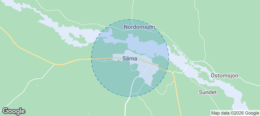 Särna Airbnb map